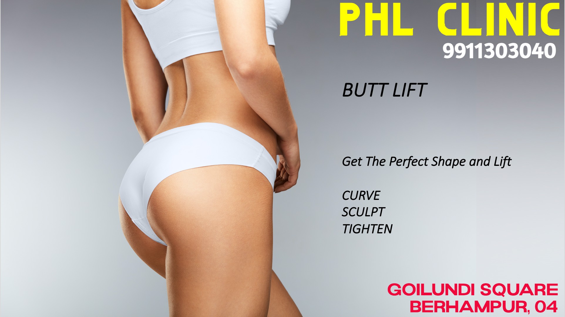 Butt lift — curve, sculpt, tighten