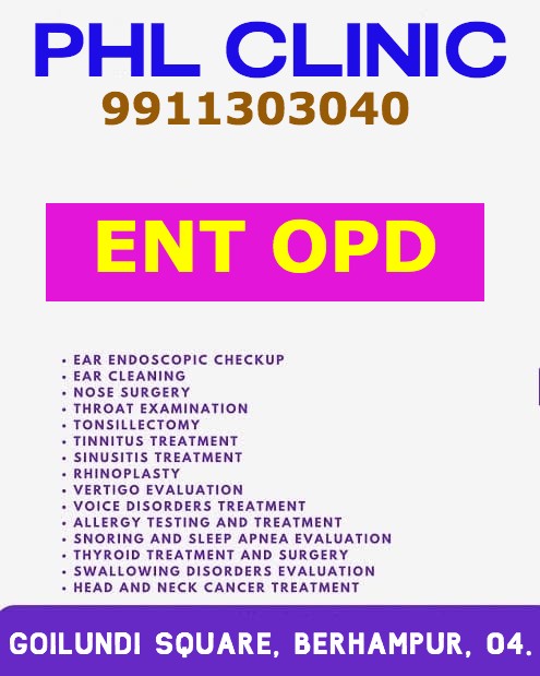 ENT OPD — ear, nose and throat treatments